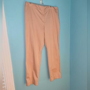 Chico's Pale Pastel Pink Straight Leg Linen Blend sz. 2.5 (Large)